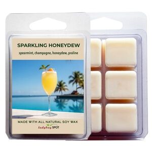 Sparkling Honeydew 100% All Natural Soy Wax Toxin Free Melts 3 Pack (9 oz Total)